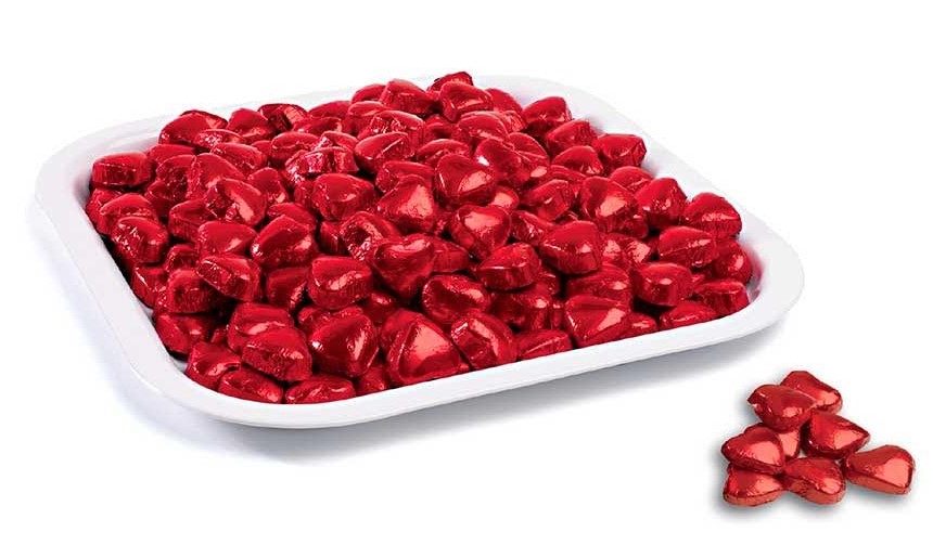 🍫💖 bombones en forma de corazones - caja 8kg ✨