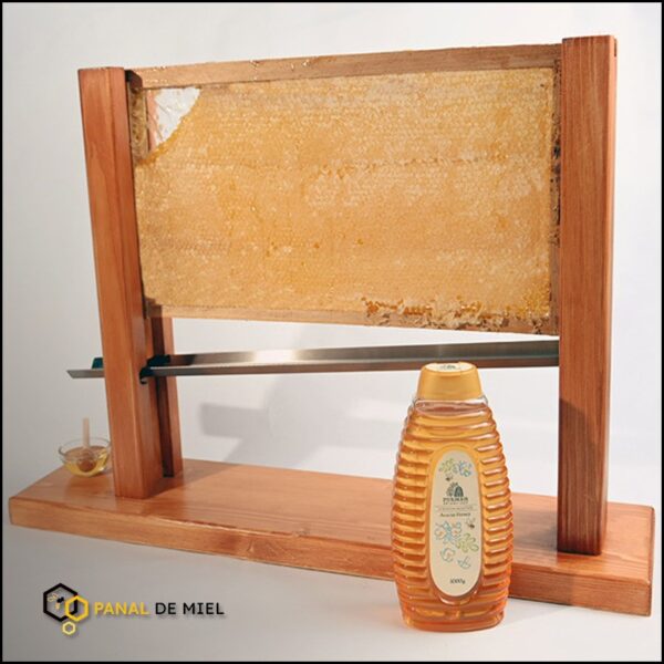 Soporte Panal de Miel Acero y Madera