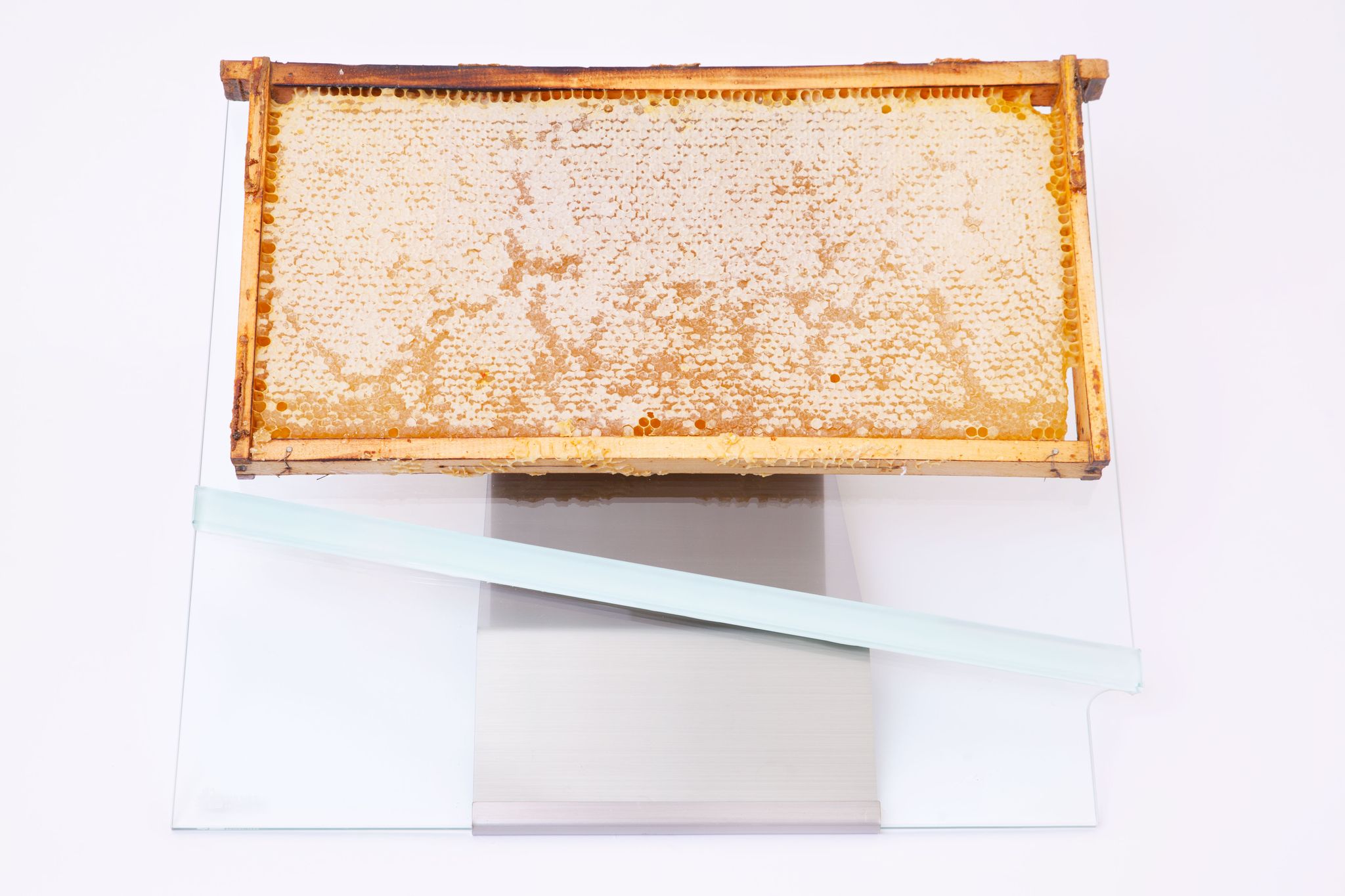 Soporte Panal de miel elegante cristal