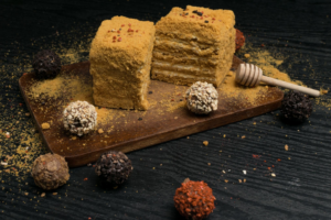 Aplicación gourmet de miel y chocolate: sabores intensos con identidad artesanal