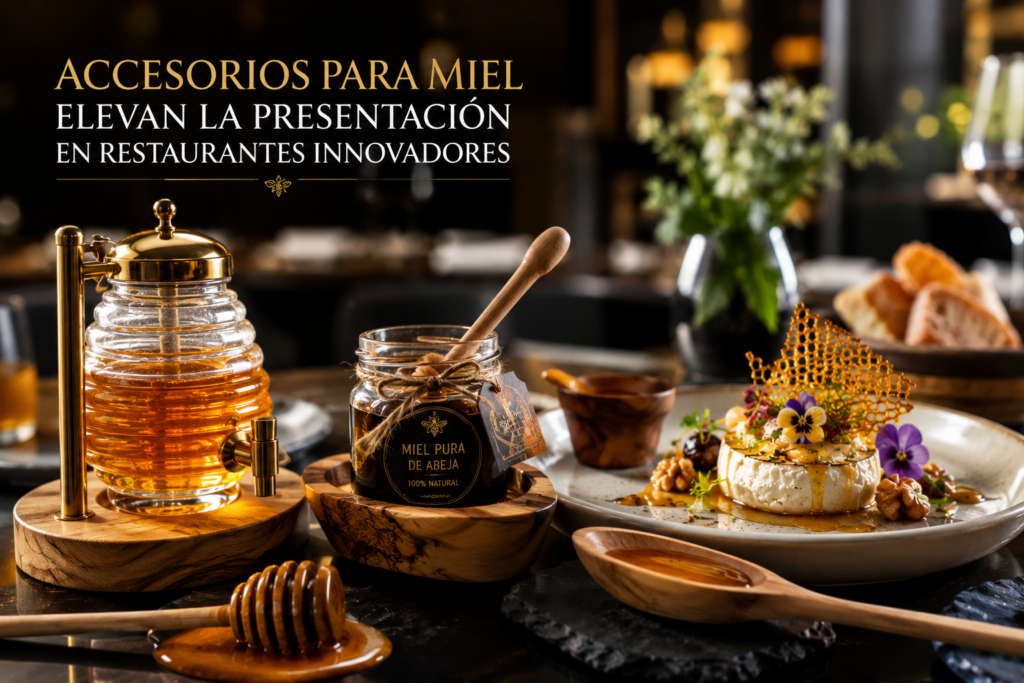 Cómo los accesorios para miel elevan la presentación en restaurantes innovadores