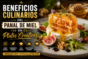 Beneficios culinarios del panal de miel en platos creativos