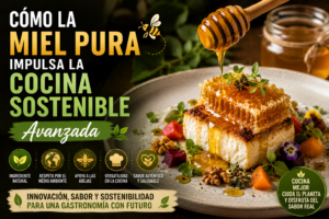 Cómo la miel pura impulsa la cocina sostenible avanzada